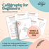 faux calligraphy worksheets for beginners