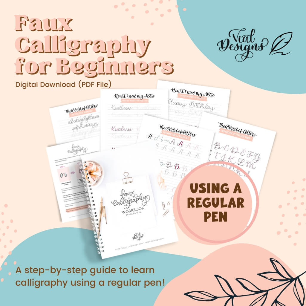 BUNDLE - HAND LETTERING FOR BEGINNERS | INSTANT DOWNLOAD