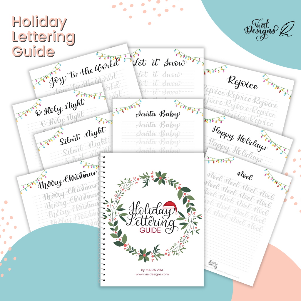 Holiday Lettering Bundle | INSTANT DOWNLOAD