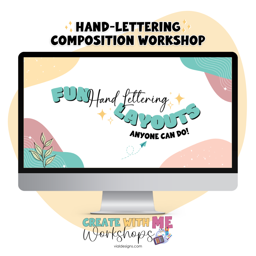 learn how to do hand lettering layouts with this easy to follow workshop