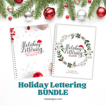 Holiday Lettering Guide  25 Days of Christmas Lettering Phrases