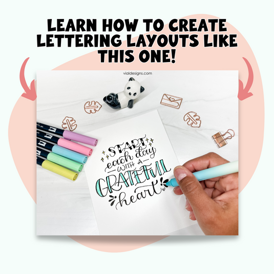 Fun Hand-Lettering Layouts Anyone Can Do! – Vial Designs