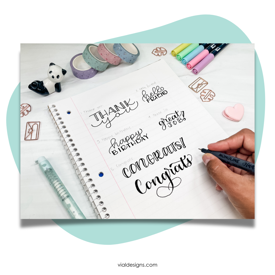 Create with Me Workshop: Fun Hand-Lettering Layouts