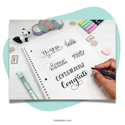 Create with Me Workshop: Fun Hand-Lettering Layouts