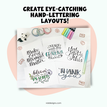 Fun Patterns For Lettering Fun Hand-Lettering Layouts Anyone Can Do! โ Vial Designs