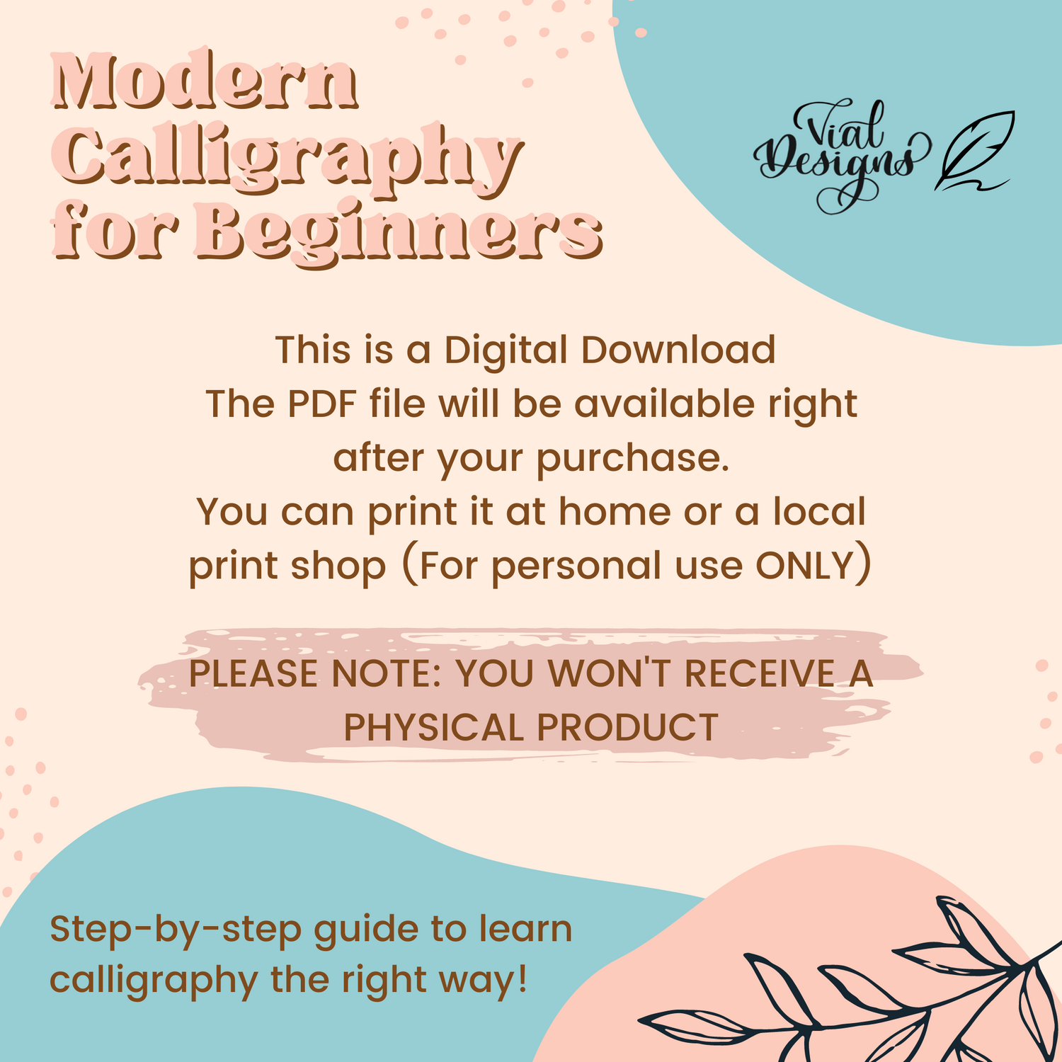 Hand Lettering and Modern Calligraphy for Beginners: a Step by Step Workbook  to Beautiful Brush Pen and Hand Lettering Design (Paperback)