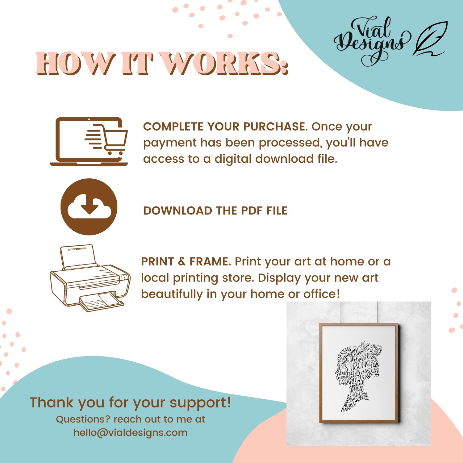 how to print the digital download woman silhouette calligraphy word collage print
